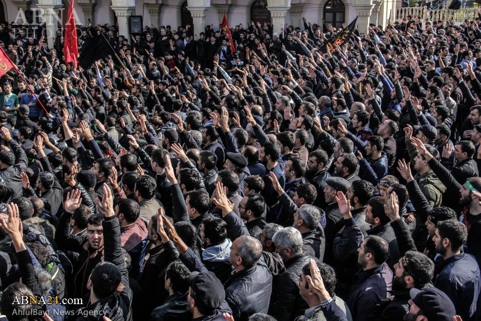 مراسم عزاداری عاشورای حسینی در شهر «نارداران» آذربایجان/ گزارش تصویری