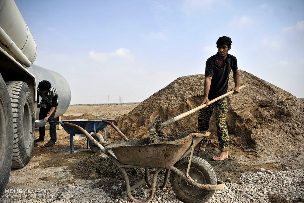 آماده‌سازی راه‌ها و موکب‌های مرز چذابه در اربعین حسینی/ گزارش تصویری