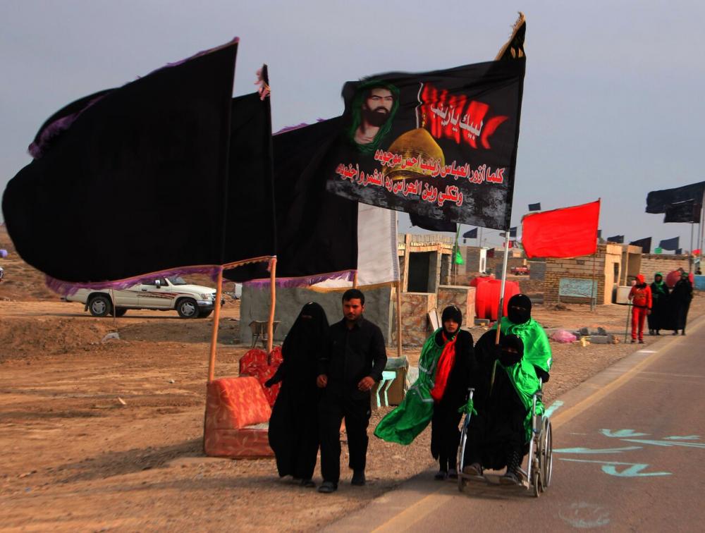 گزارش تصویری راهپیمای اربعین اهالی میسان عراق