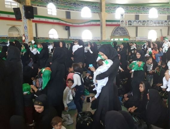 گزارش تصویری از مراسم شیرخوارگان حسینی در نقاط مختلف کشور