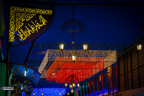 زیباسازی خیابان‌ها و معابر منتهی به حرم امام حسین (ع)/ گزارش تصویری