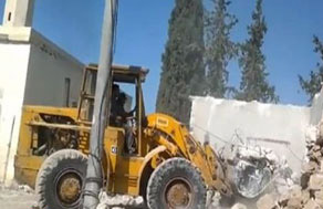 تخریب مسجد فاطمه‌الزهرا به دست تکفیری‌ها