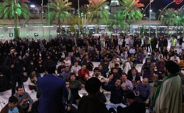 اولین شب از محافل بهار علوی در حرم حسینی برگزار شد